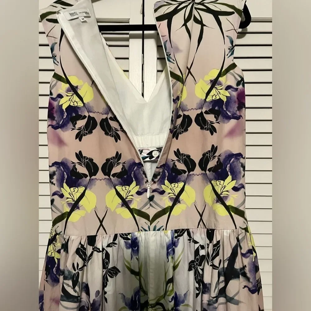 Bibhu Mohapatra Collective x RTR Tiered Floral Dress‎ - Size M $495 MSRP - Picture 10 of 12